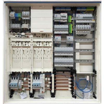 Zählerschränke Mehrfamilienhaus, komplett verdrahtet