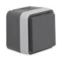 Hager Steckdose | WNC140 | 1fach | grau