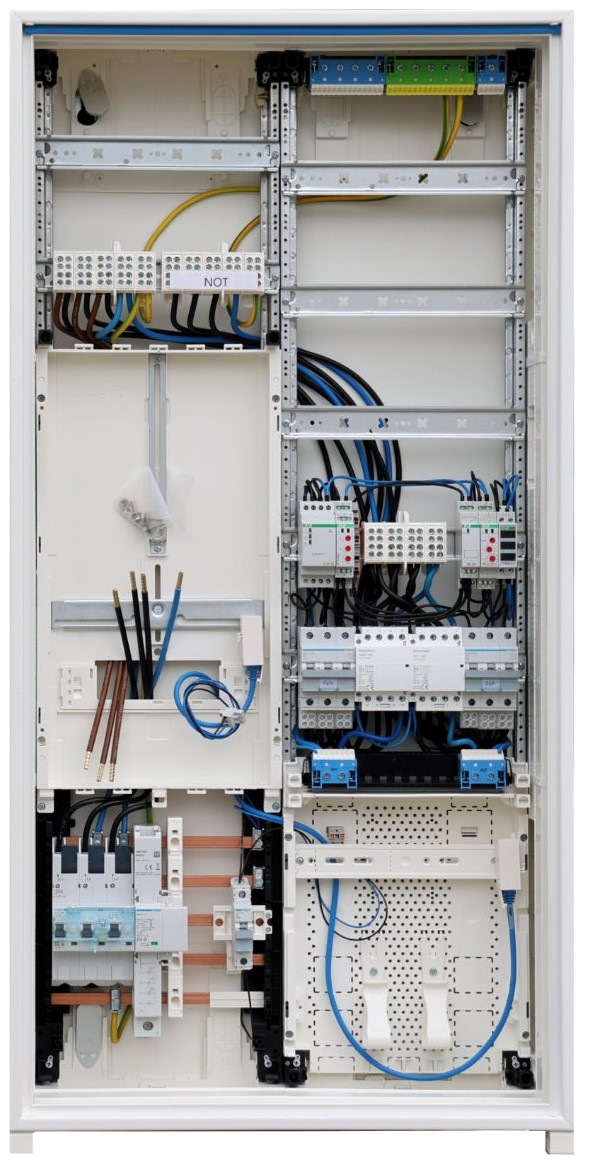 Referenzzählerschrank mit 1 Zähler für Dreipunktbefestigung